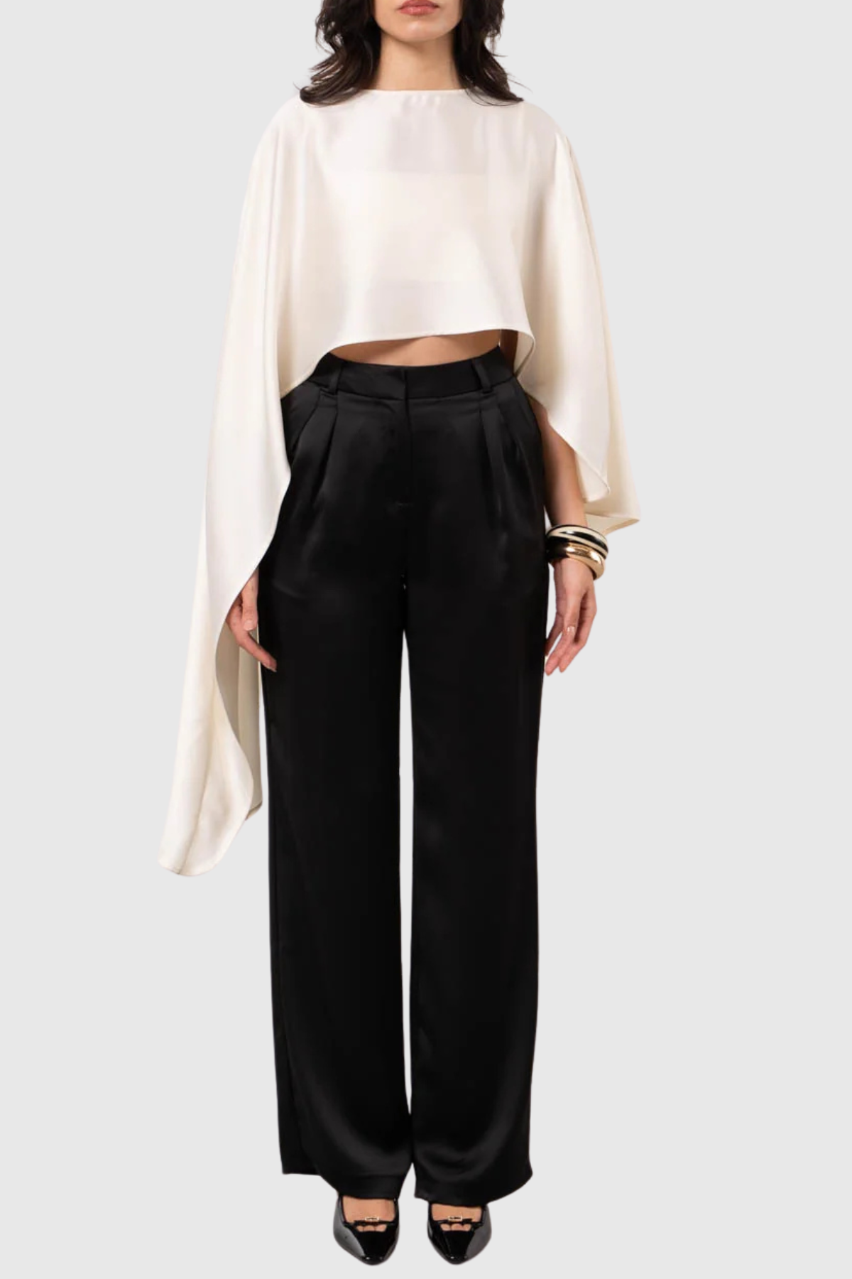 Jayces Satin Crop Top