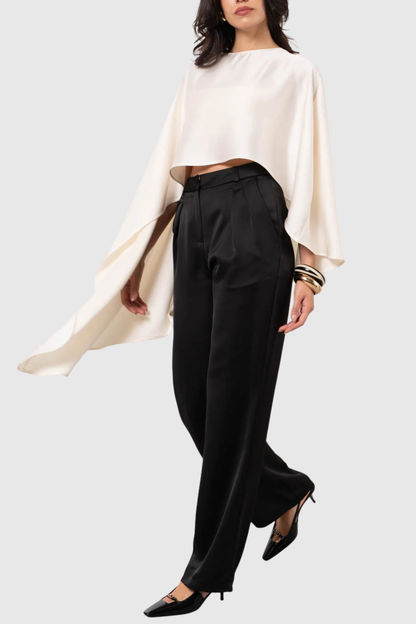 Jayces Satin Crop Top