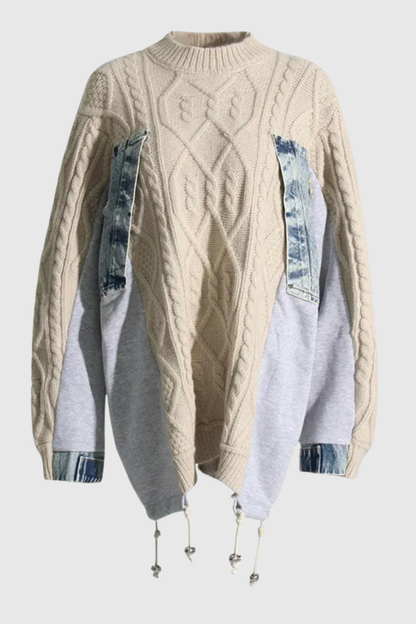 Jaylen Deconstruct Knit Sweater