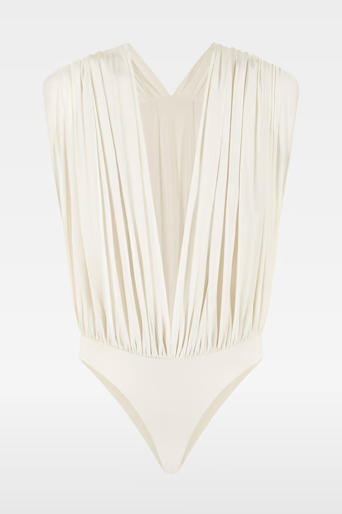 Jedidah Gathered Bodysuit - Beige