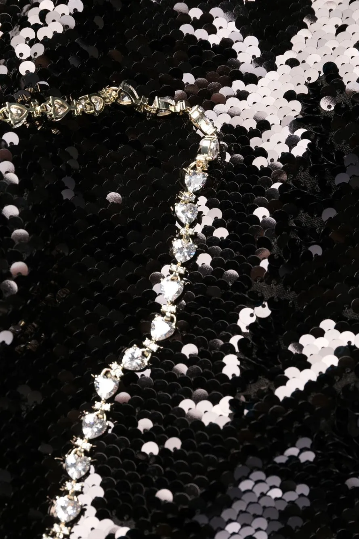 Jehua Sequin Long Sleeve Mini Dress