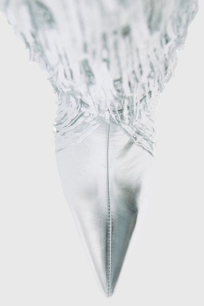 Jesiah Sequin Fringe Knee High Boots