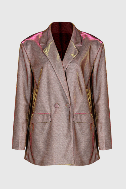 Jettie Iridescent Blazer & Pants Set