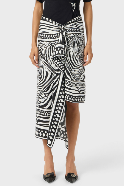 Jolya Asymmetric Midi Skirt