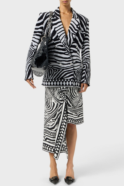 Jolya Asymmetric Midi Skirt