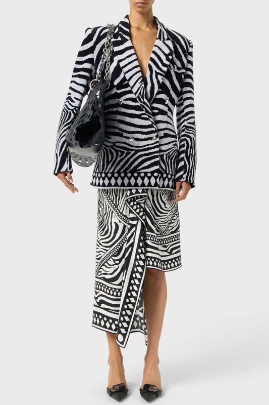 Jolya Asymmetric Midi Skirt