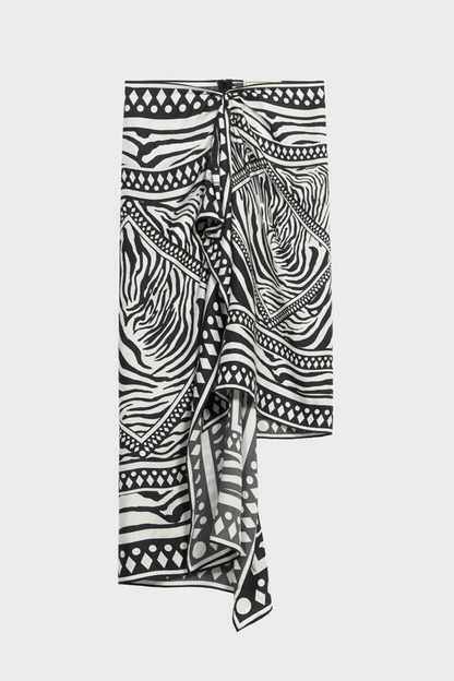 Jolya Asymmetric Midi Skirt