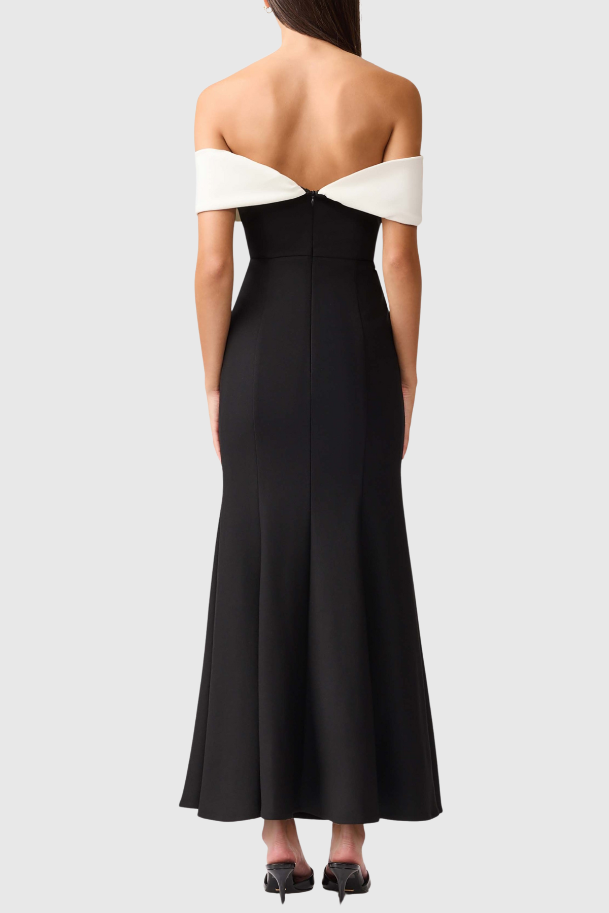 Josela Off Shoulder Knot Maxi Dress