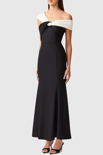 Josela Off Shoulder Knot Maxi Dress