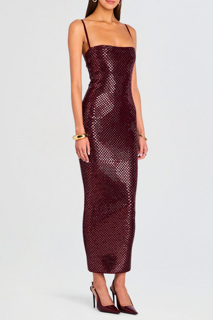 Jubile Rhinestone Maxi Bandage Dress