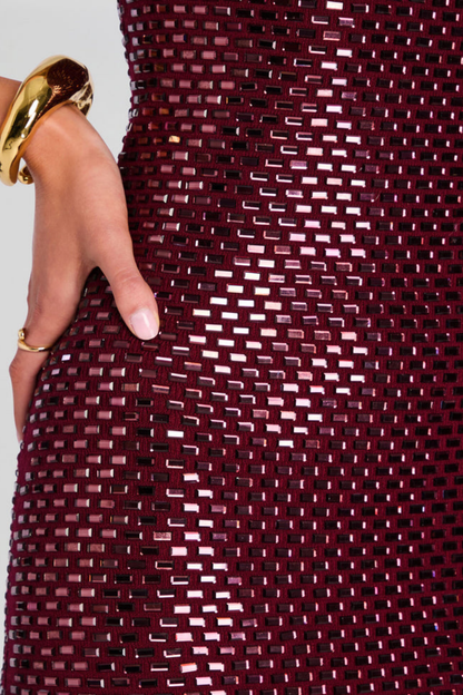 Jubile Rhinestone Maxi Bandage Dress
