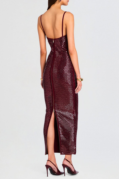 Jubile Rhinestone Maxi Bandage Dress