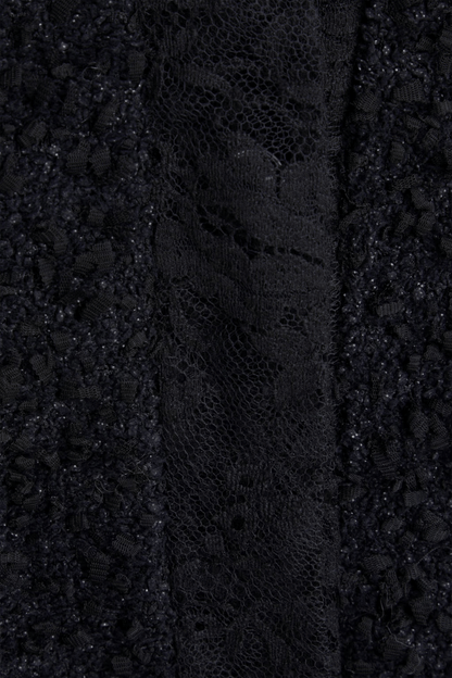 Juria Lace Shirt - Black
