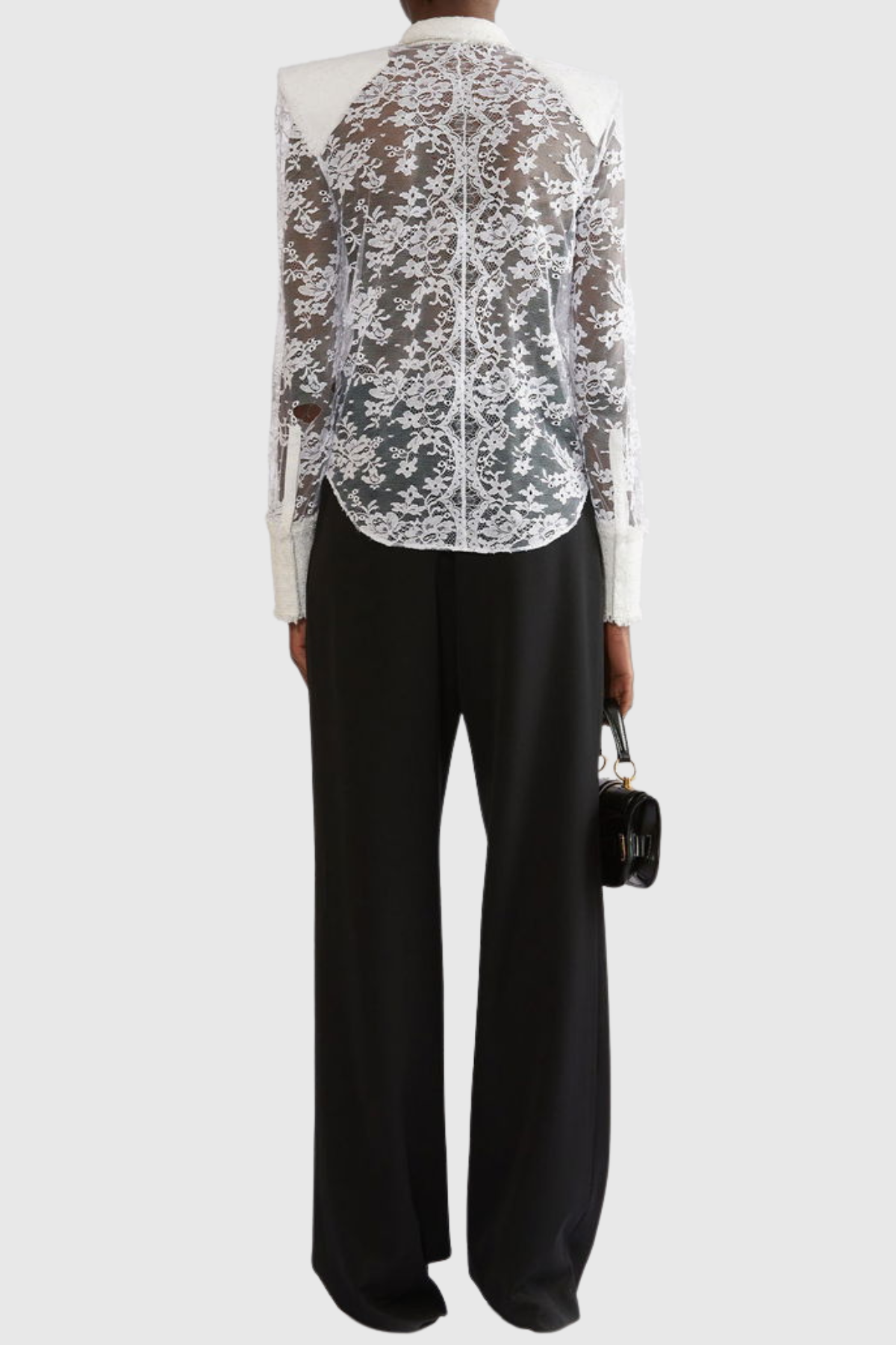 Juria Lace Shirt - White
