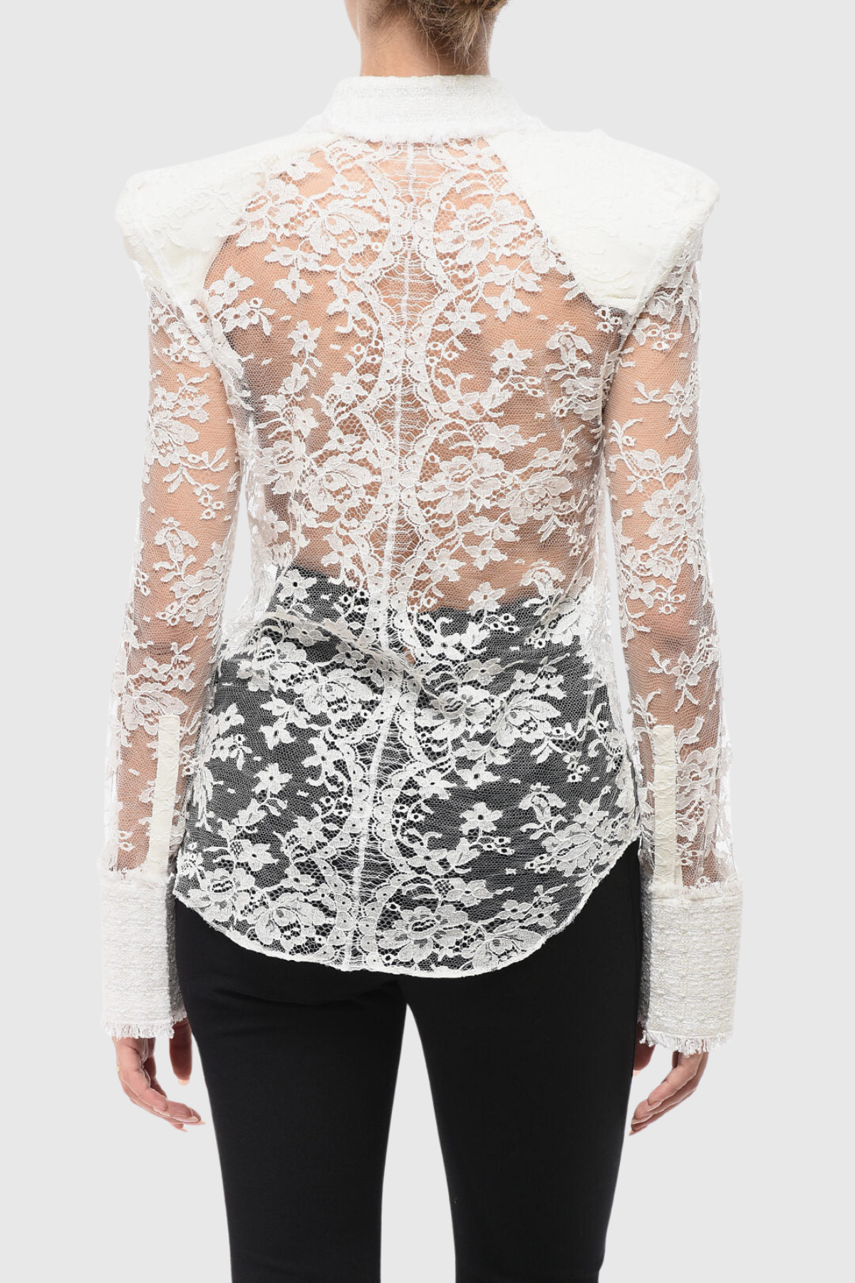 Juria Lace Shirt - White