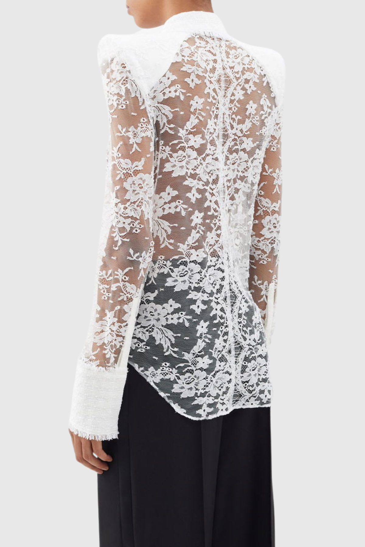 Juria Lace Shirt - White