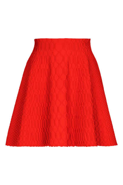 Kabin Crocodile Knit Top - Red
