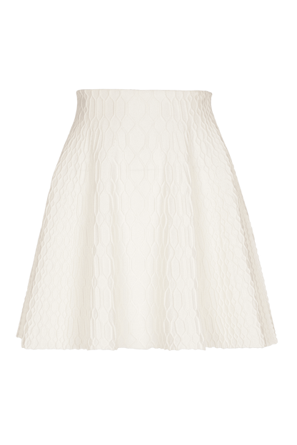 Kabin Crocodile Knit Top - White