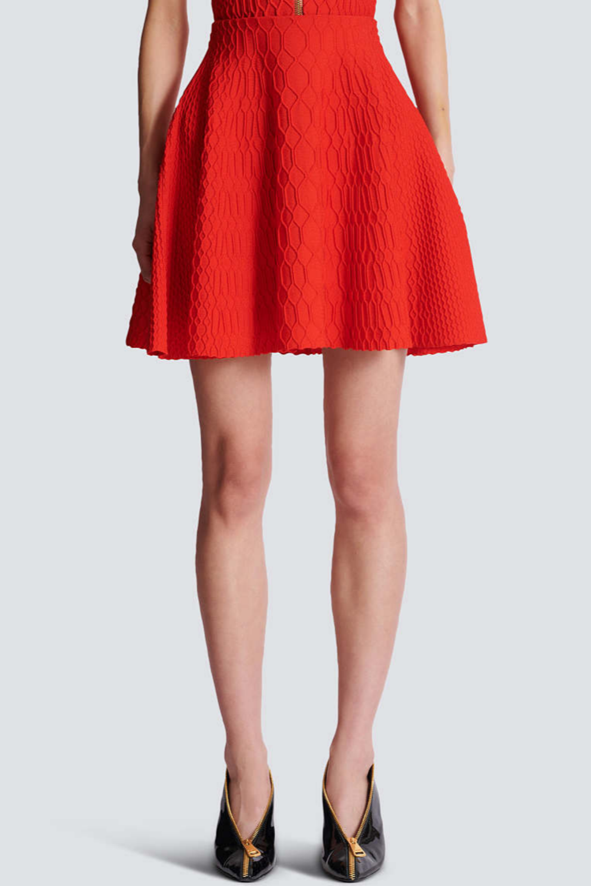 Kabin Sleeveless Knit Top - Red