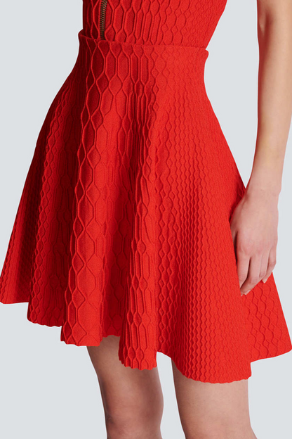 Kabin Sleeveless Knit Top - Red