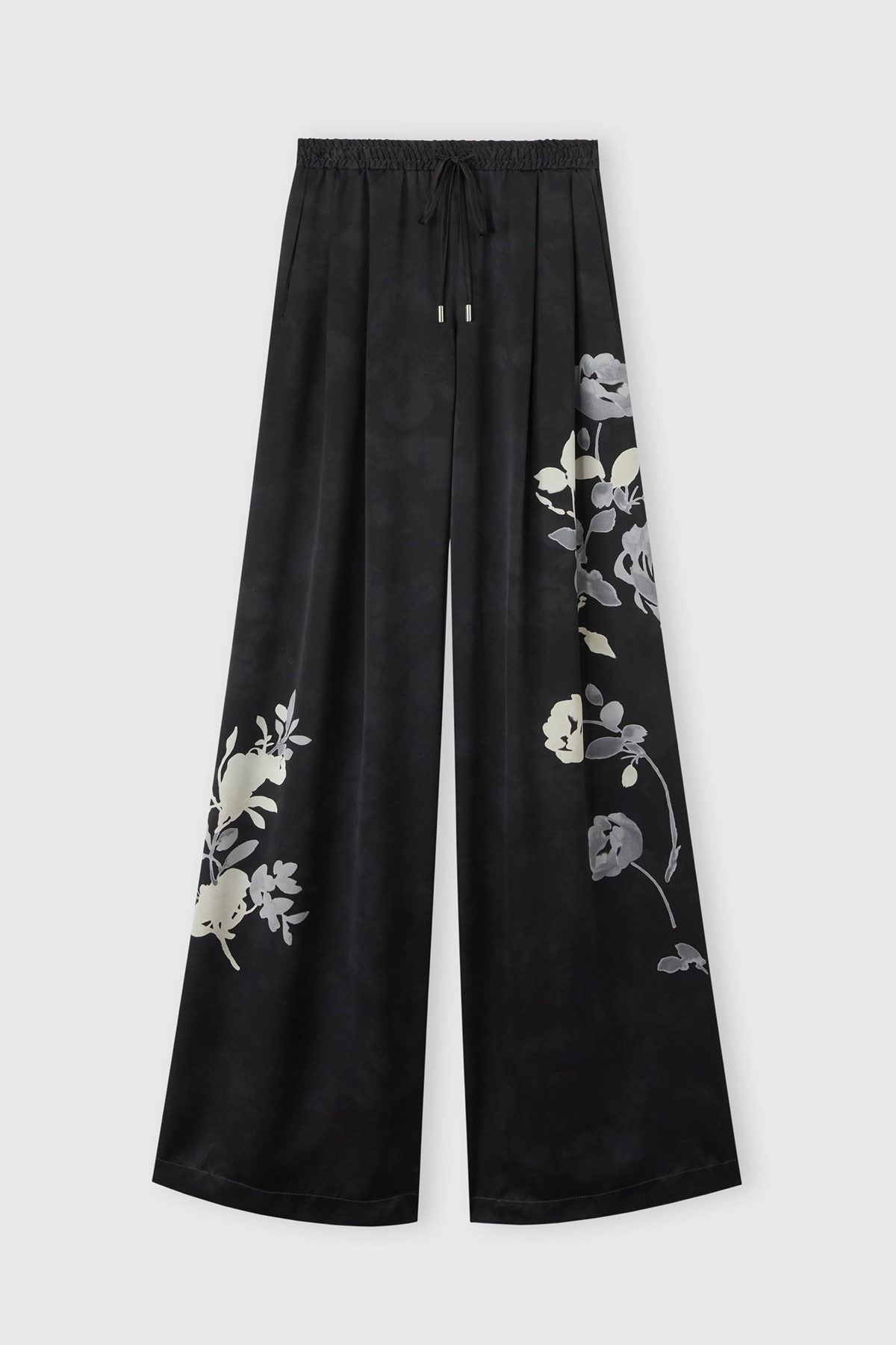 Kaces Floral Feather Silk Blouse