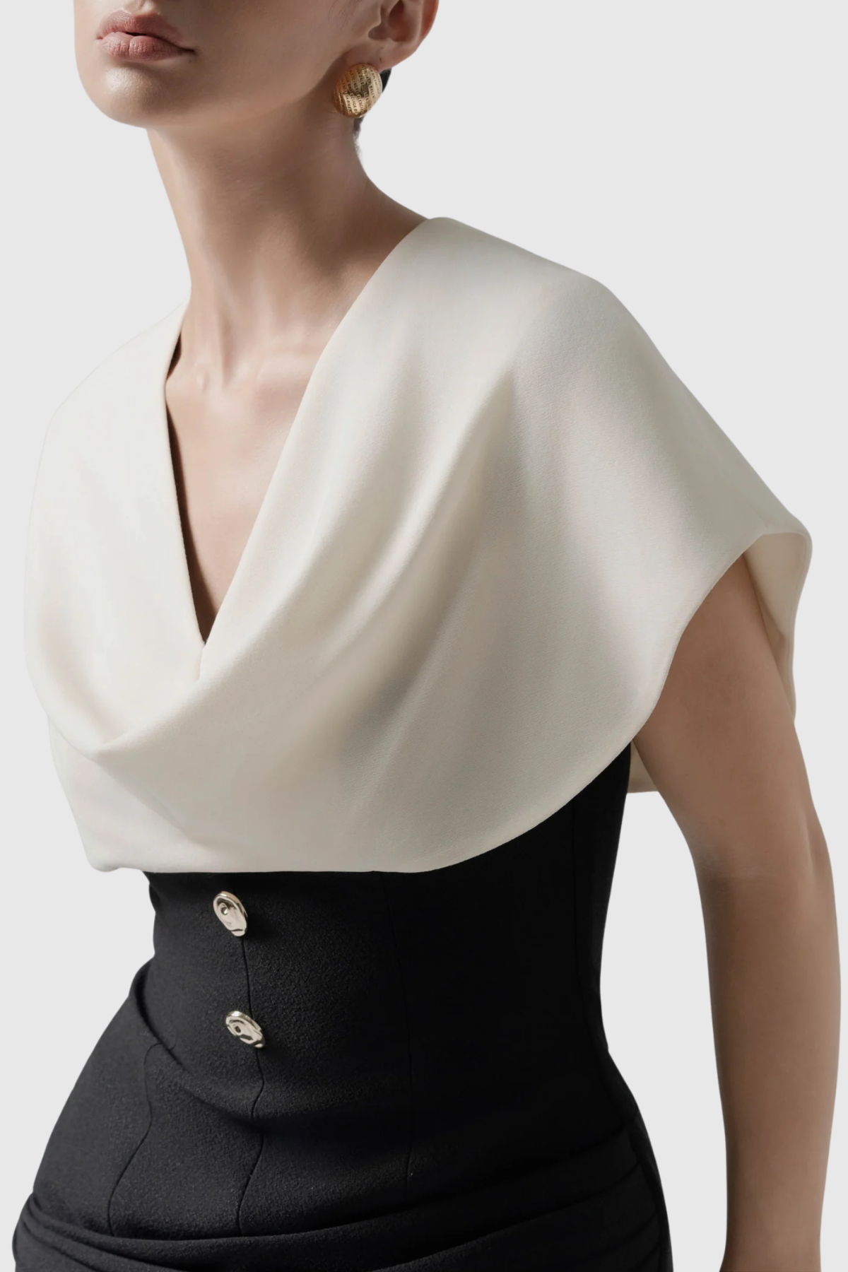 Kaelie Contrast Jacket & Maxi Skirt Set