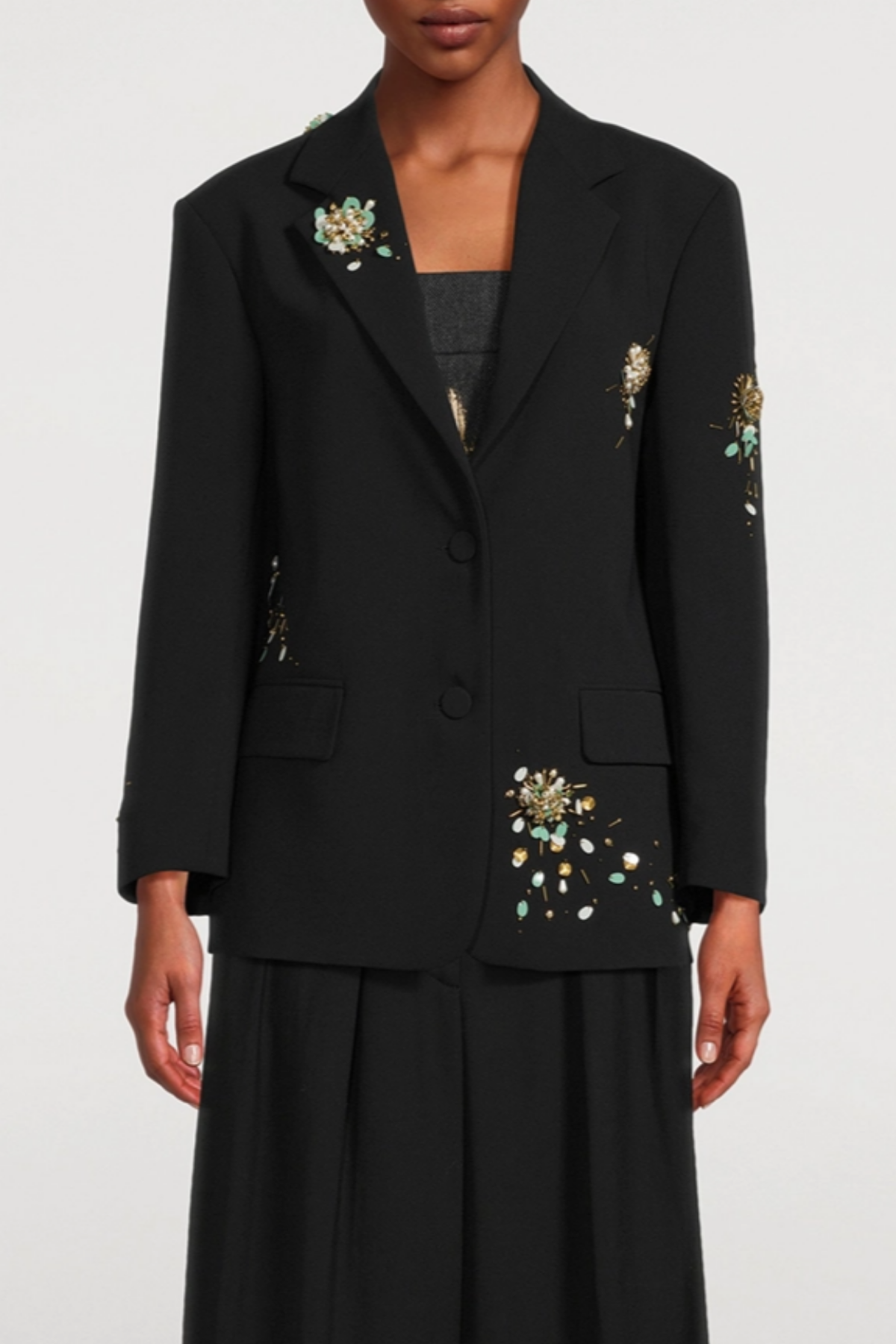 Kaha Beaded Embellished Blazer