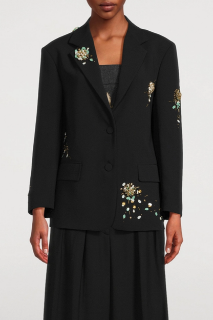 Kaha Beaded Embellished Blazer