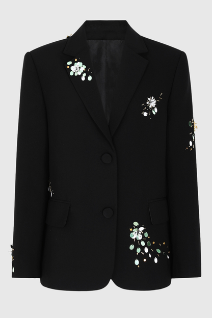 Kaha Beaded Embellished Blazer