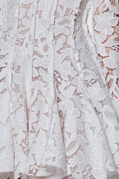 Kaito Floral Lace Mini Dress