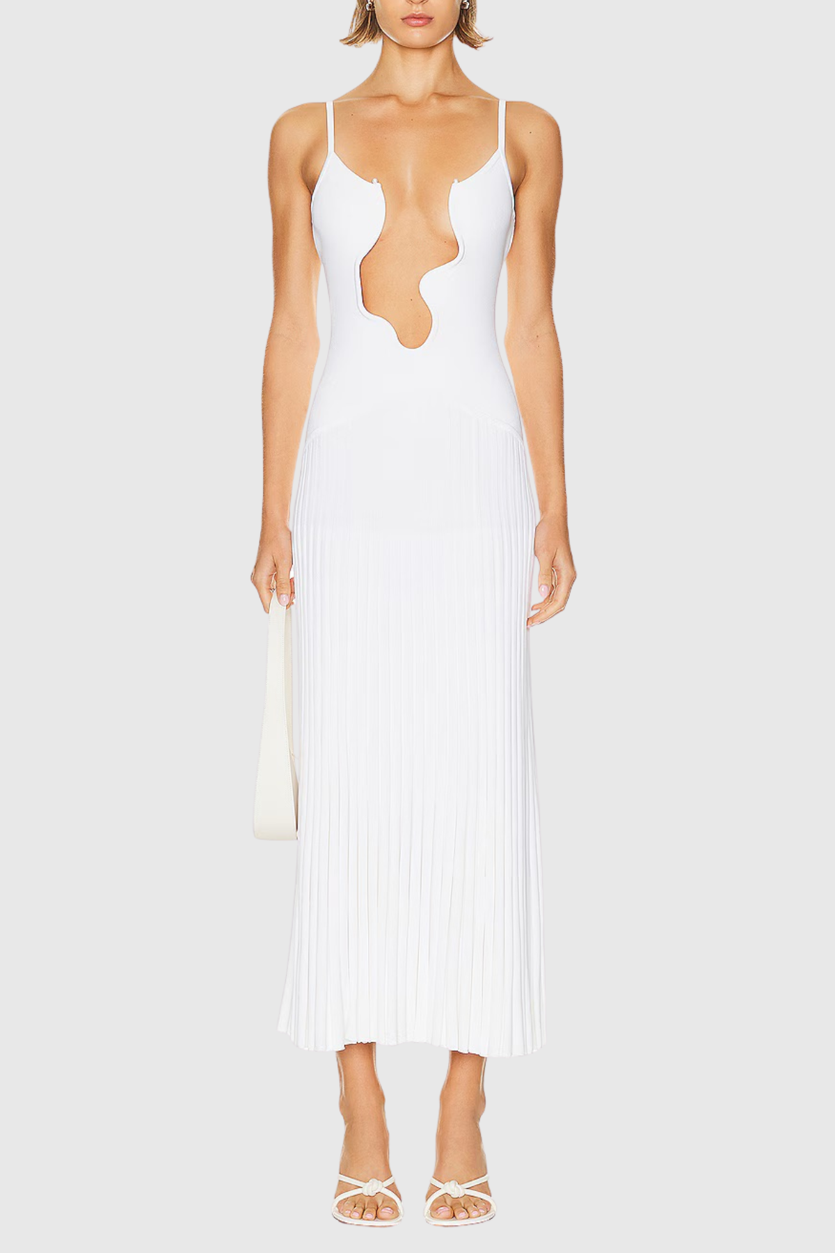 Kalea Wave Cutout Midi Dress
