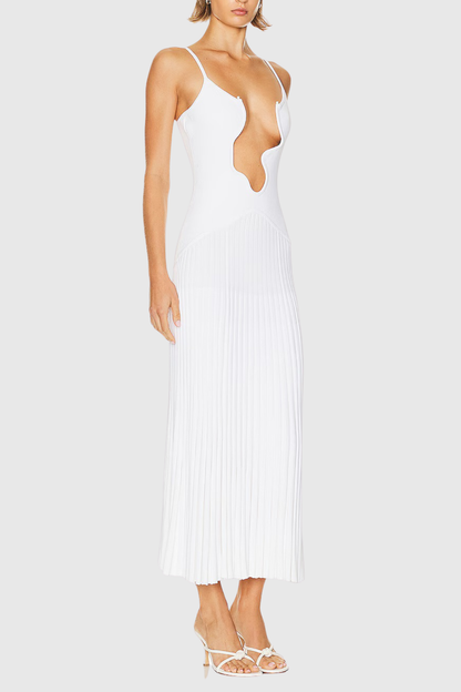 Kalea Wave Cutout Midi Dress