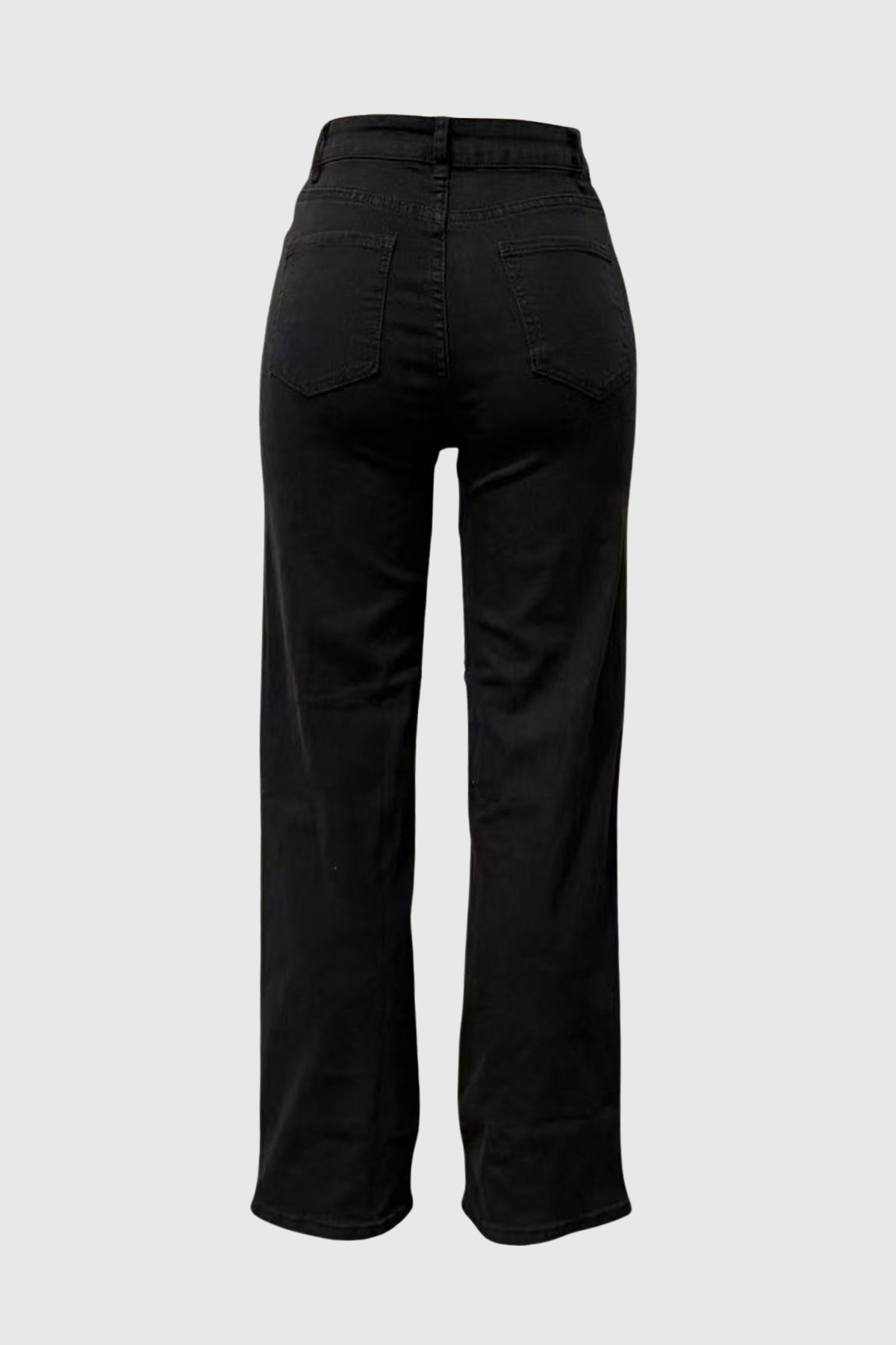 Kalliopa Floral Pearl Cutout Jeans - Black