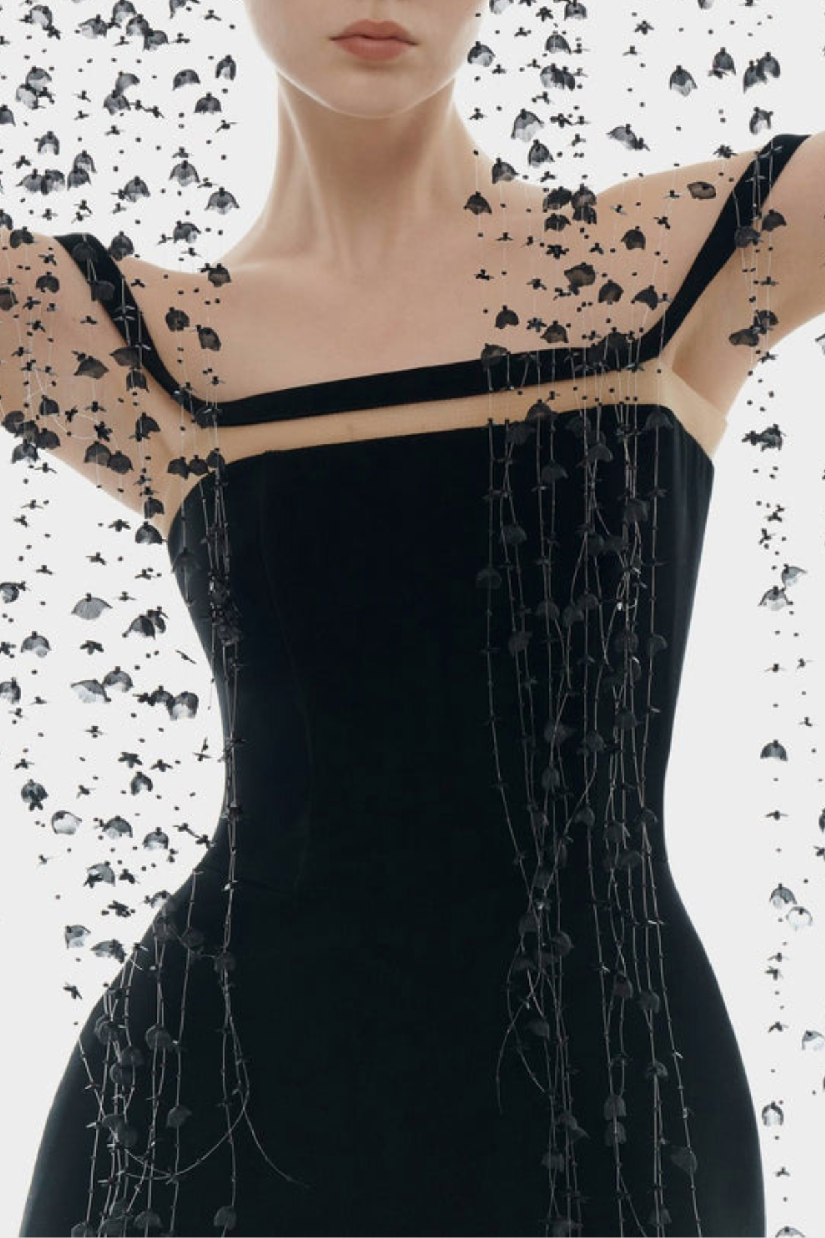 Kassiani Off Shoulder Mini Dress - Black