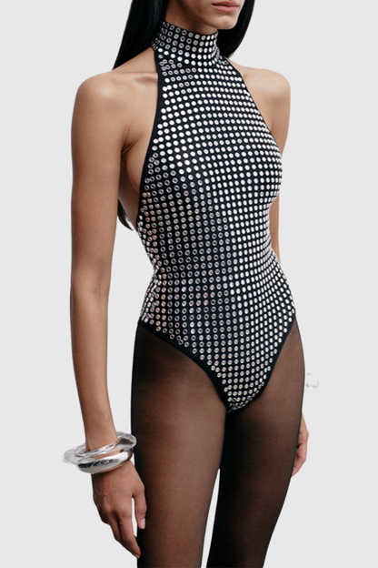 Kavia Mirror Embellished Bodysuit