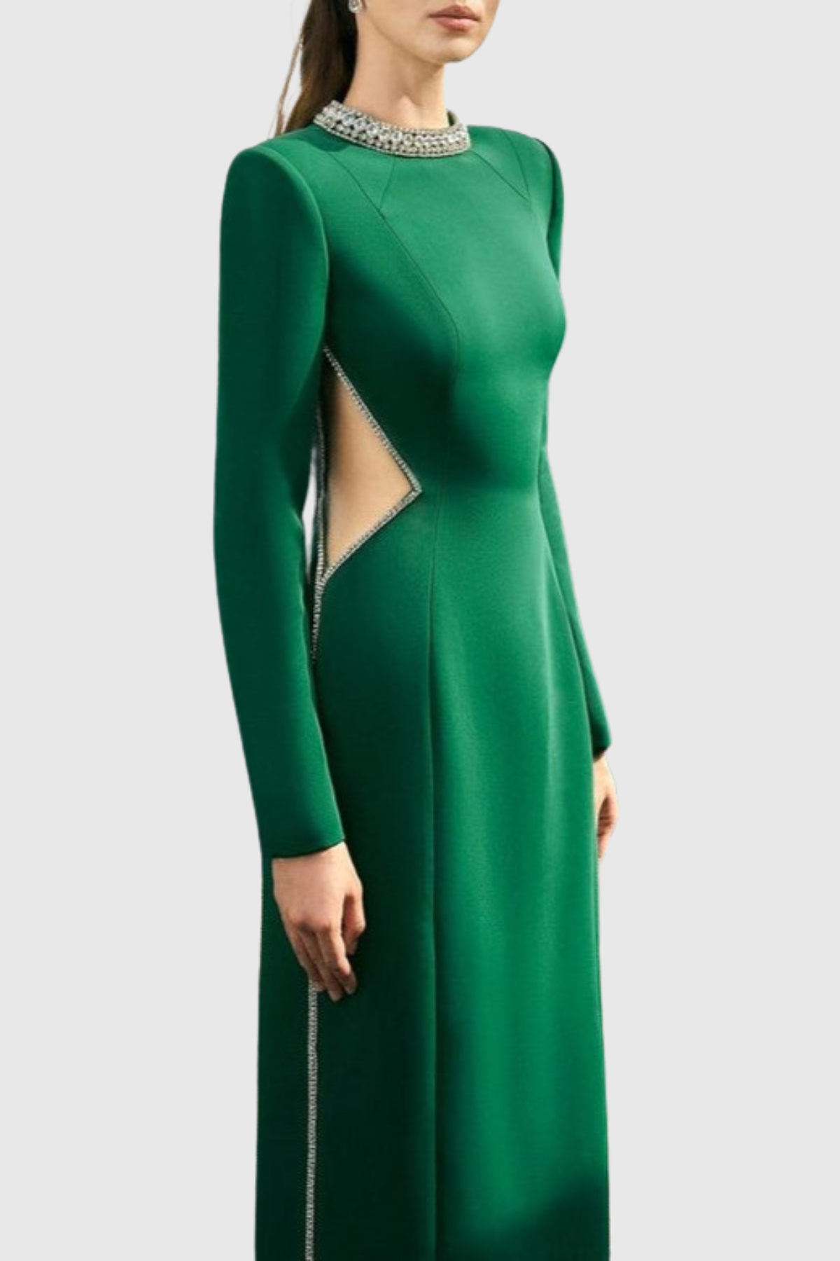Keaua Crystal Embellished Maxi Dress