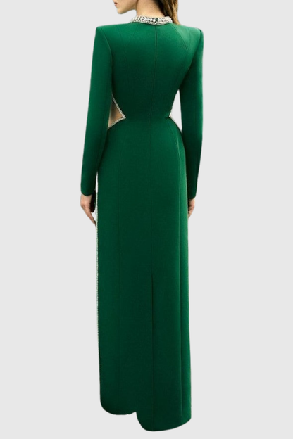 Keaua Crystal Embellished Maxi Dress