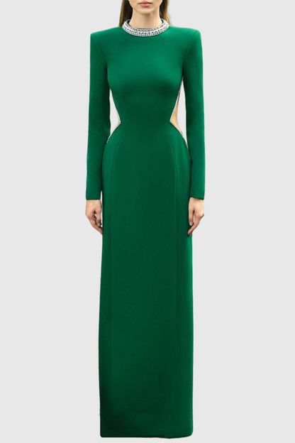 Keaua Crystal Embellished Maxi Dress