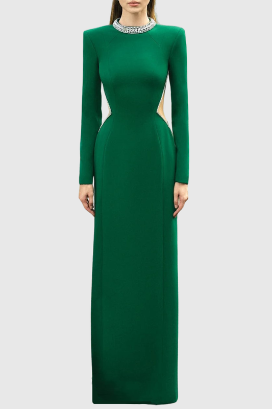 Keaua Crystal Embellished Maxi Dress