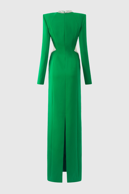Keaua Crystal Embellished Maxi Dress