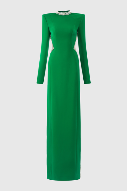 Keaua Crystal Embellished Maxi Dress