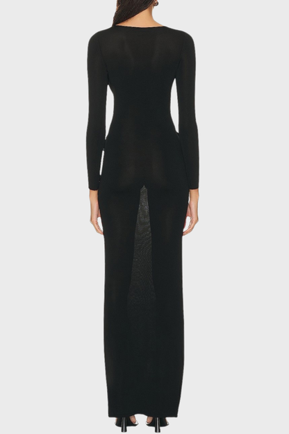 Kehlan Cutout Butterfly Embellished Maxi Dress