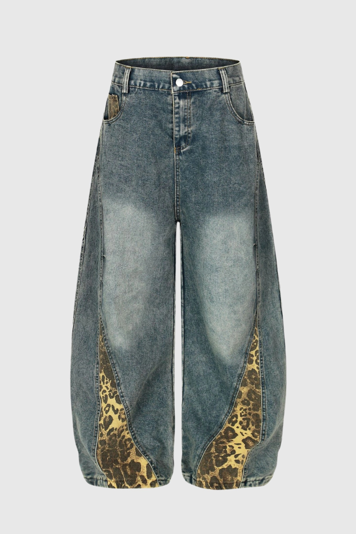 Keiko Leopard Deconstruct Jeans