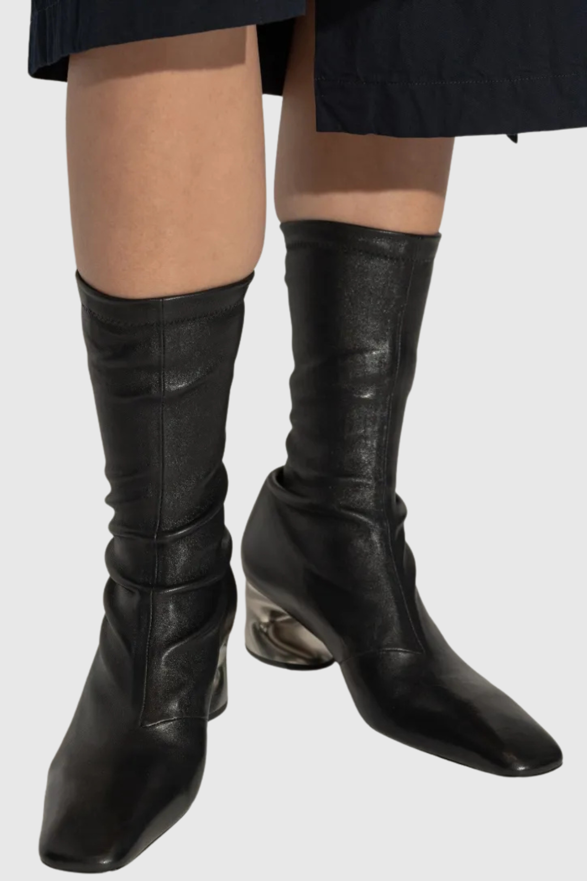 Keland Leather Ankle Boots - Black