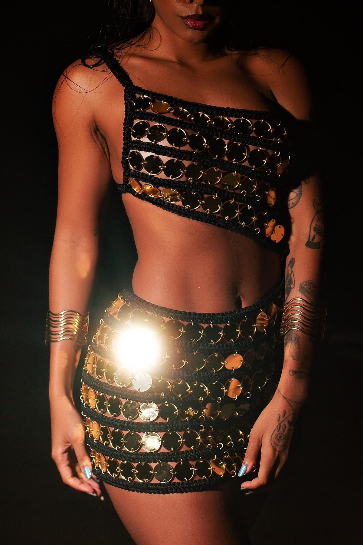Kemma Sequin Embellished Set