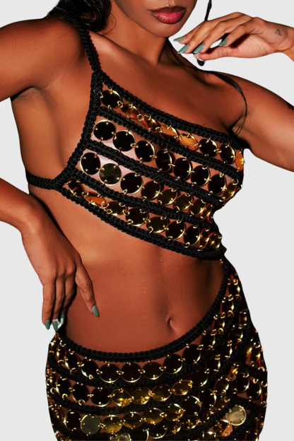 Kemma Sequin Embellished Set