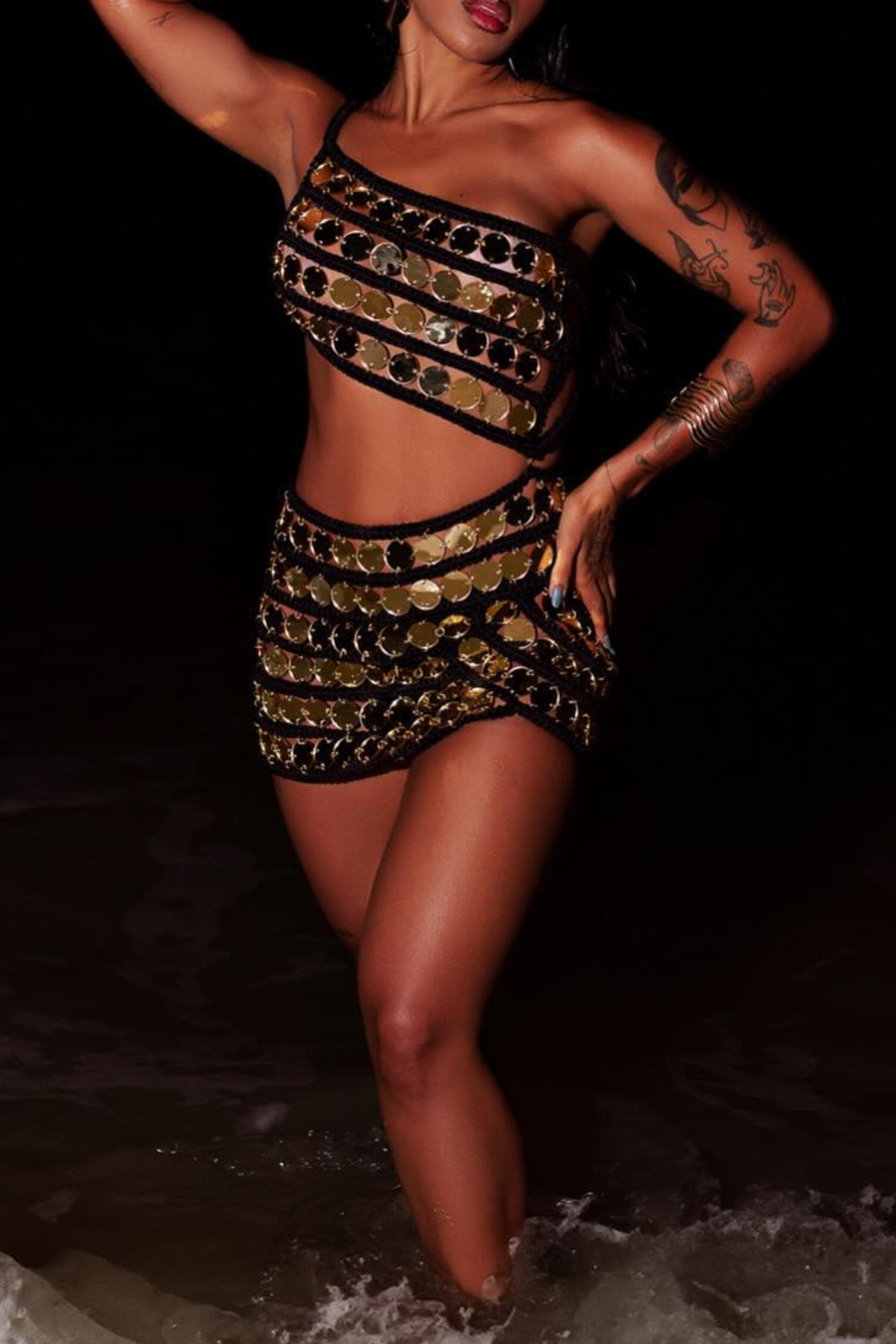 Kemma Sequin Embellished Set