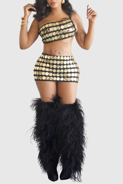 Kemma Sequin Embellished Set