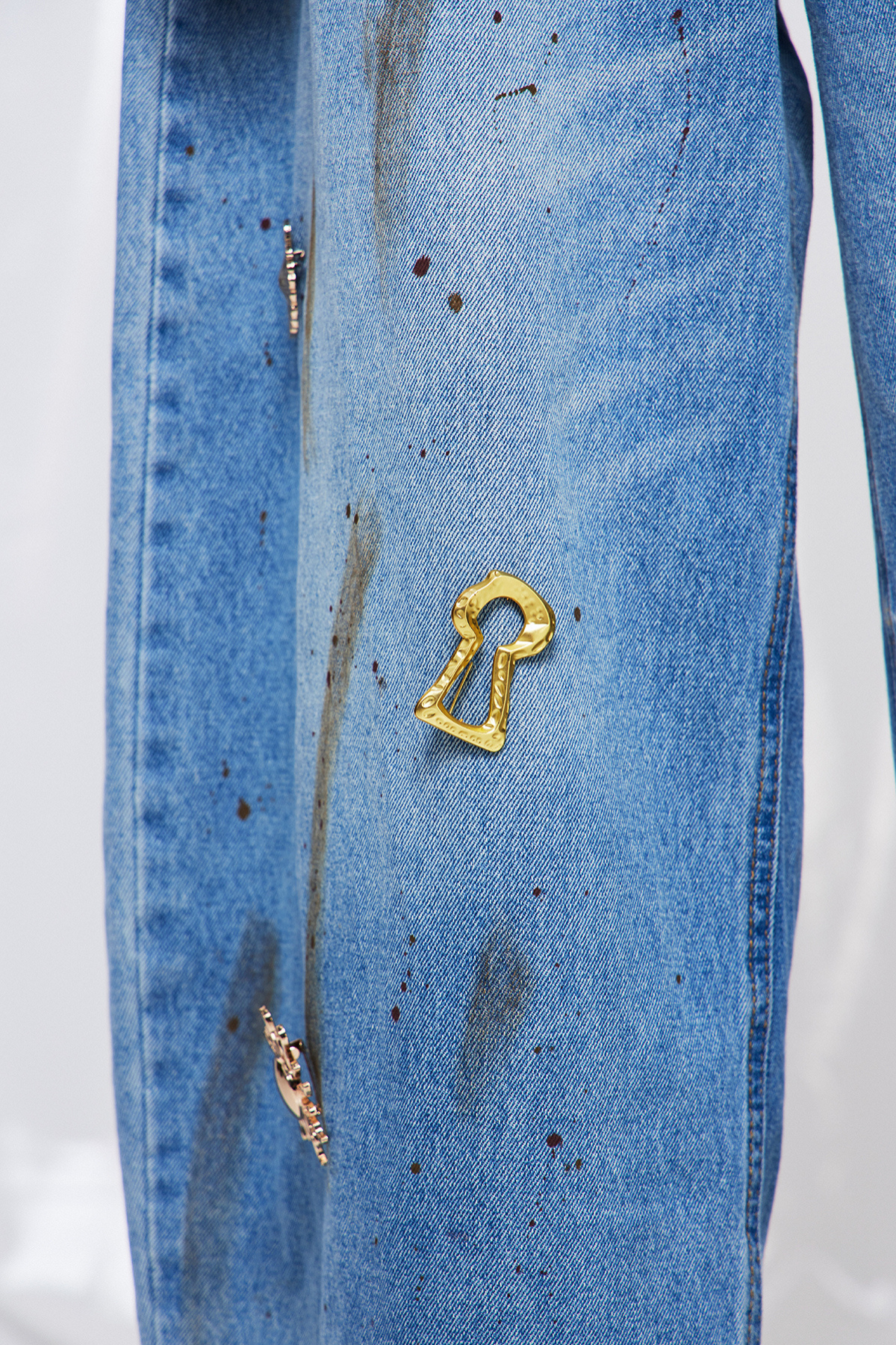 Kensia Embellished Baggy Jeans