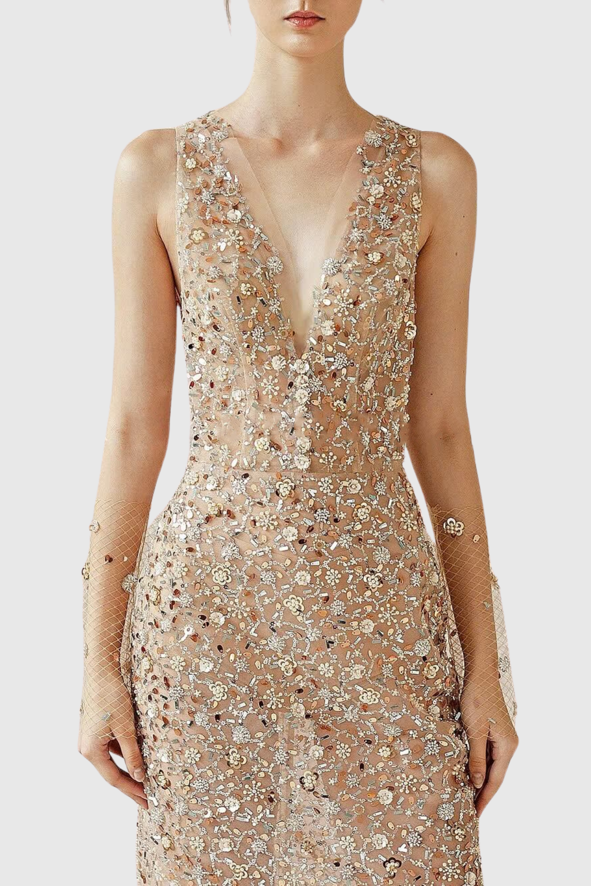 Kicolo Floral Embroidery Midi Dress